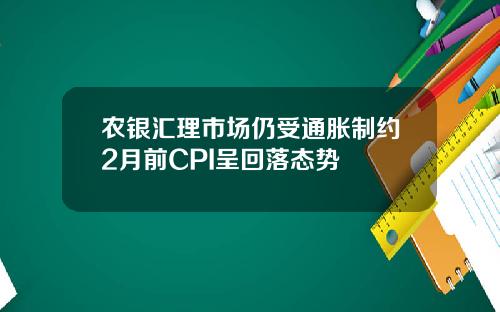 农银汇理市场仍受通胀制约2月前CPI呈回落态势