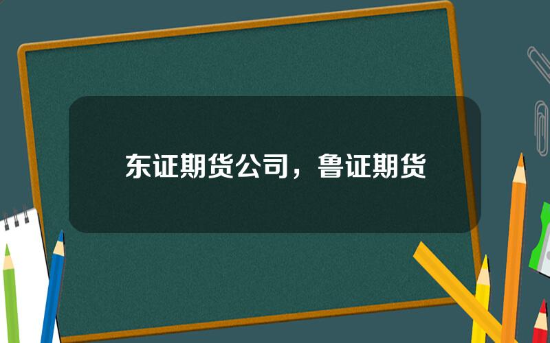 东证期货公司，鲁证期货